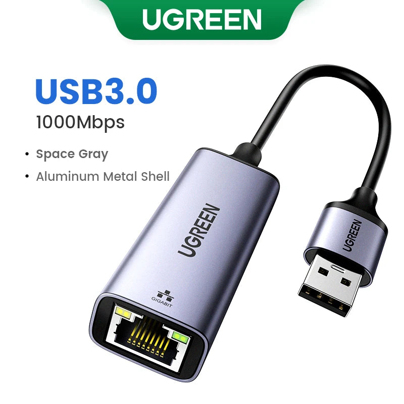 Ethernet Adapter USB3.0 1000Mbps | Internet USB Lan