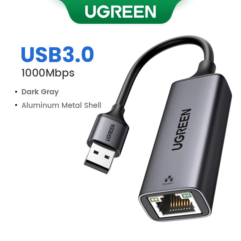 Ethernet Adapter USB3.0 1000Mbps | Internet USB Lan