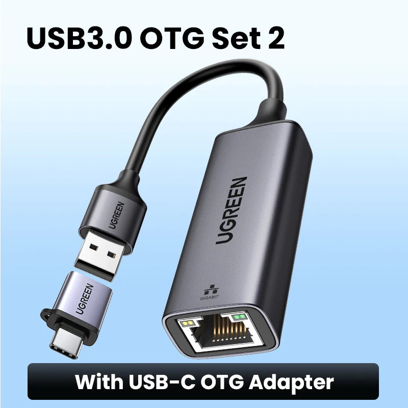 Ethernet Adapter USB3.0 1000Mbps | Internet USB Lan