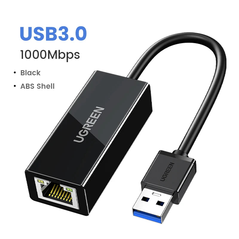 Ethernet Adapter USB3.0 1000Mbps | Internet USB Lan